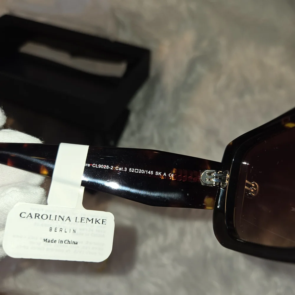 Carolina Lemke Berlin Womens Sapphire Demi Sunglasses - Brown Gradient Lenses